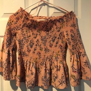 Candies floral top - off shoulder Women’s S